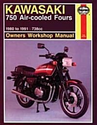 Kawasaki 750 Air-Cooled Fours Owners Workshop Manual: 1980-91 (Paperback)