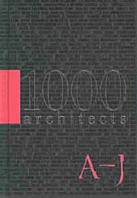[중고] 1000 Architects (Hardcover)