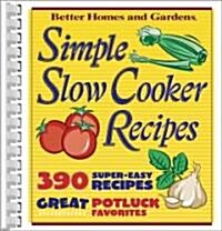 Simple Slow Cooker Recipes (Paperback, Spiral)
