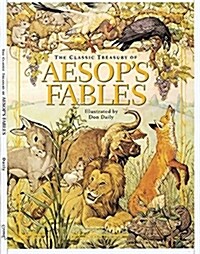 The Classic Treasury of Aesops Fables (Hardcover)