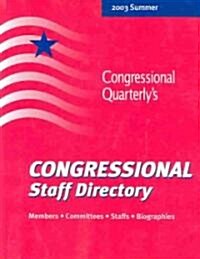 Congressional Staff Directory, Summer 2003 (Paperback)