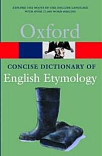 The Concise Oxford Dictionary of English Etymology (Paperback)