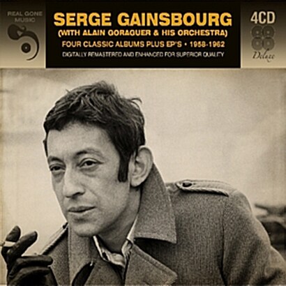 [수입] Serge Gainsbourg - Four Classic Albums + Eps 1958-1962 [4CD][Digipak][Remastered]