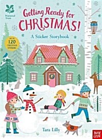 National Trust: Getting Ready for Christmas, A Sticker Storybook (Paperback)