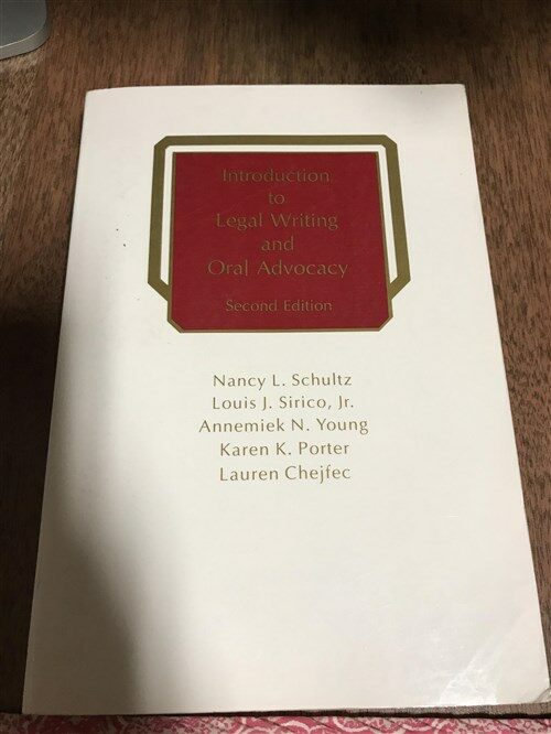 [중고] Introduction to Legal Writing and Oral Advocacy (Hardcover, 2nd)