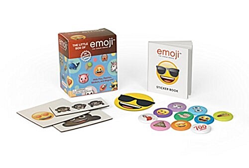 The Little Box of Emoji: With Pins, Patch, Stickers, and Magnets! (Paperback)