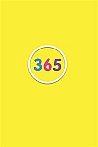 365 Positive Words for a Teenage Girl Mini Edition: Yellow (Paperback)