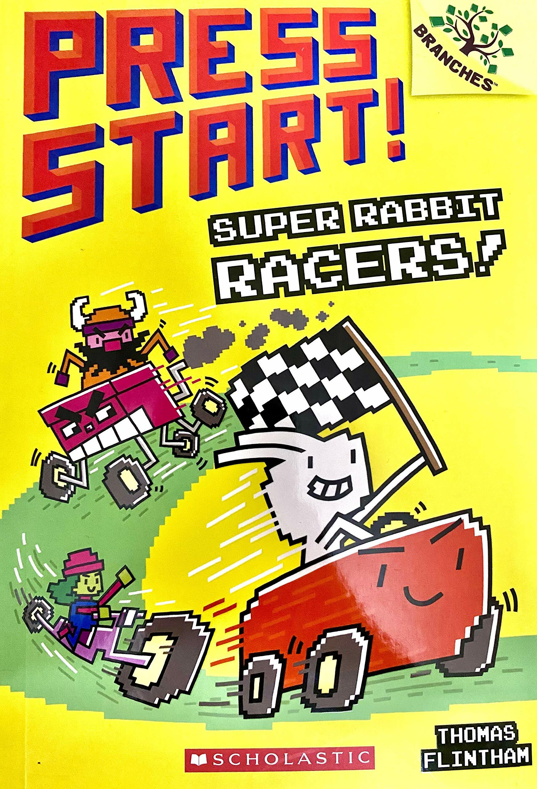 Press Start! #3 : Super Rabbit Racers! (Paperback)