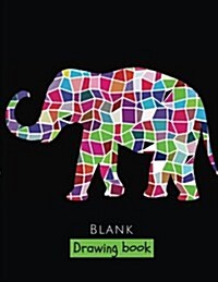 Blank Drawing Book: 150 Pages, Extra Large 8.5 x 11 Sketchbook, White Paper - Best for Crayons, Colored Pencils, Watercolor Paints and Ver (Paperback)