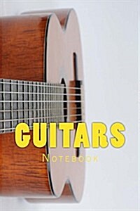 Guitars: 150 Page Lined Notebook (Paperback)