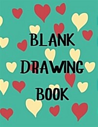 Blank Drawing Book: Blank Doodle Draw Sketch Book (Paperback)