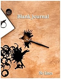 Blank Journal No Lines: Blank Doodle Draw Sketch Book (Paperback)