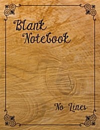Blank Notebook No Lines: Blank Doodle Draw Sketch Books (Paperback)