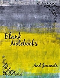 Blank Notebooks and Journals: Blank Doodle Draw Sketch Books (Paperback)