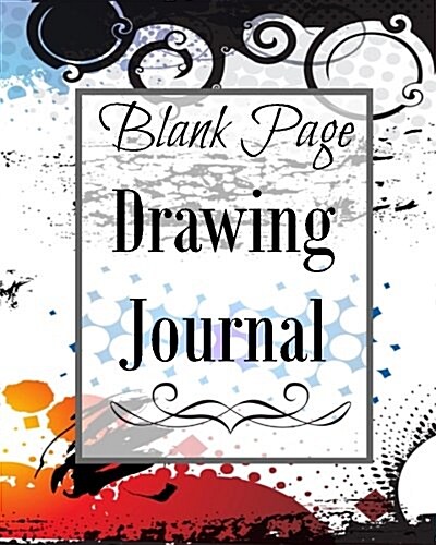 Blank Page Drawing Journal: Dot Grid Journal Sketchbook (Paperback)