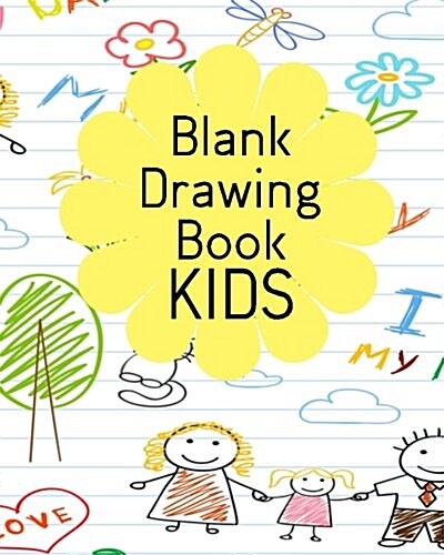 Blank Drawing Book Kids: Dot Grid Journal Sketchbook (Paperback)