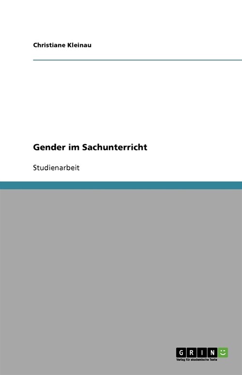 Gender Im Sachunterricht (Paperback)