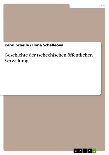 Geschichte der tschechischen ?fentlichen Verwaltung (Paperback)