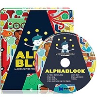 노부영 Alphablock (Boardbook + CD) - 노래부르는 영어동화