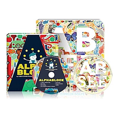 [중고] 노부영 알파벳 그림책 2종 (Alphablock + AB SEE) (Board Book + CD)