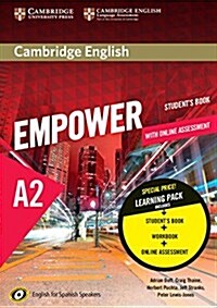 Cambridge English Empower for Spanish Speakers A2 Learning Pack (Students Book with Online Assessment and Practice and Workbook) (Paperback)