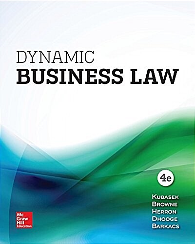 Dynamic Business Law (Paperback, 4)