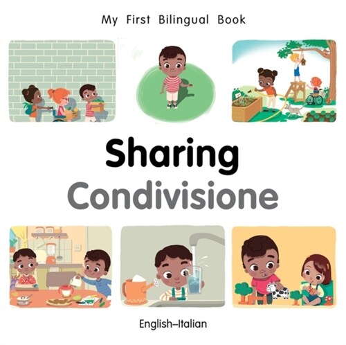 My First Bilingual Book–Sharing (English–Italian) (Board Book)