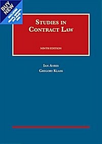 Studies in Contract Law - Casebookplus (Hardcover, 9th, New)