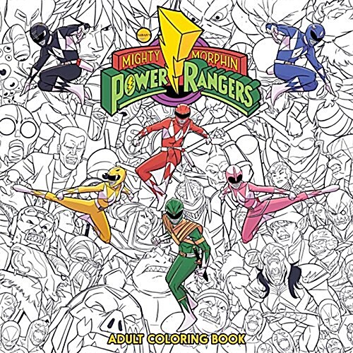 Mighty Morphin Power Rangers Adult Coloring Book (Paperback, CLR, CSM)