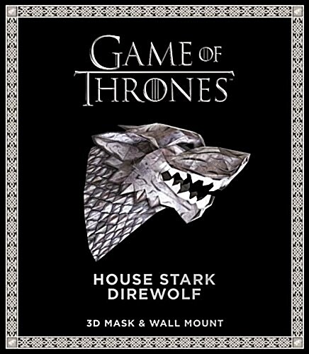 Game of Thrones Mask: House Stark Direwolf (3D Mask & Wall Mount) (Paperback)