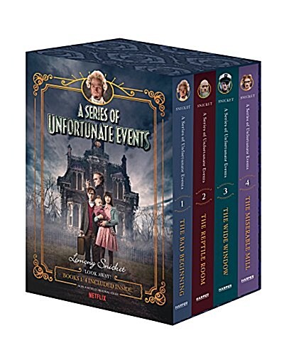 A Series of Unfortunate Events #1-4 Netflix Tie-In Box Set (Boxed Set)