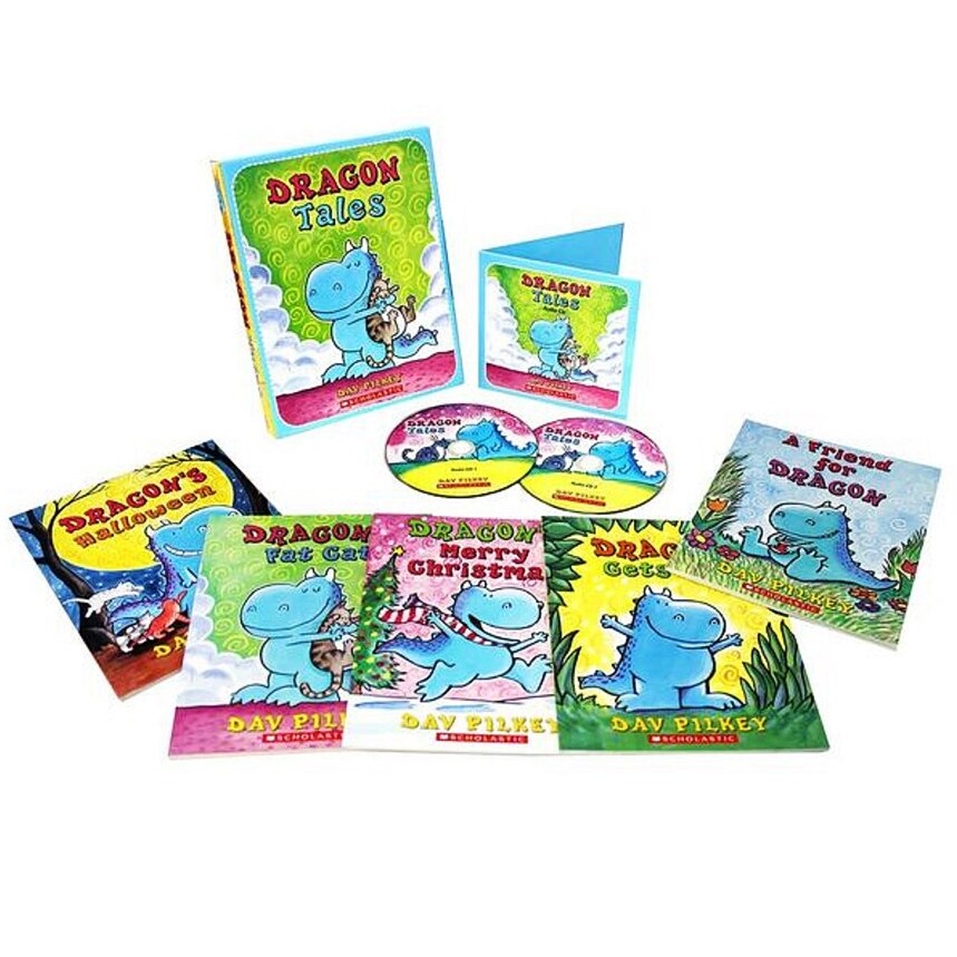 Dragon Tales Readers Box Set (Paperback 5권 + CD 2장)