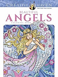 Creative Haven Beautiful Angels Coloring Book (Paperback)