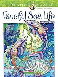 Creative Haven Fanciful Sea Life Coloring Book (Paperback)