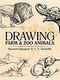 Drawing Farm and Zoo Animals (Paperback)