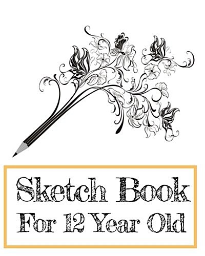 Sketch Book for 12 Year Old: Dot Grid Journal Notebook (Paperback)