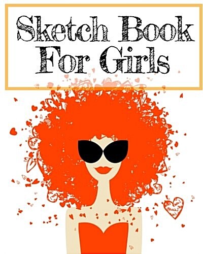 Sketch Book for Girls: Dot Grid Journal Notebook (Paperback)