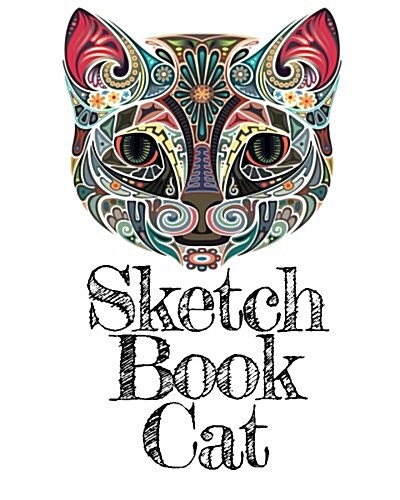 Sketch Book Cat: Dot Grid Journal Notebook (Paperback)