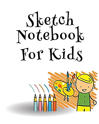 Sketch Notebook for Kids: Dot Grid Journal Notebook (Paperback)
