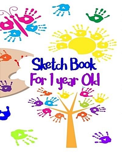 Sketch Book for 1 Year Old: Dot Grid Journal Notebook (Paperback)