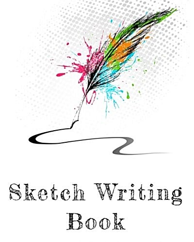 Sketch Writing Book: Dot Grid Journal Notebook (Paperback)