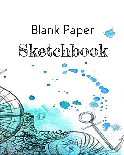 Blank Paper Sketchbook: Dot Grid Journal Sketchbook (Paperback)