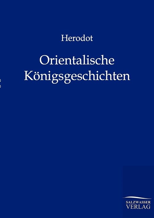 Orientalische K?igsgeschichten (Paperback)