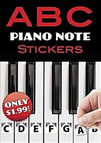 A B C Piano Note Stickers (Paperback)