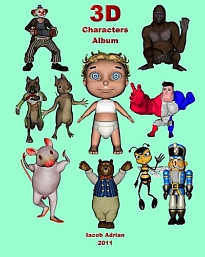 3D Characters Album (Paperback)
