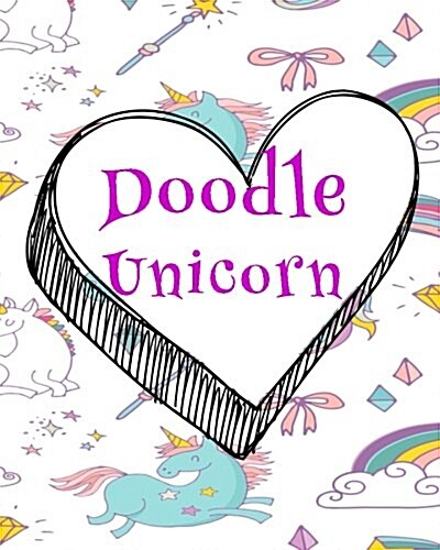 Doodle Unicorn: Dot Grid Journal Notebook (Paperback)