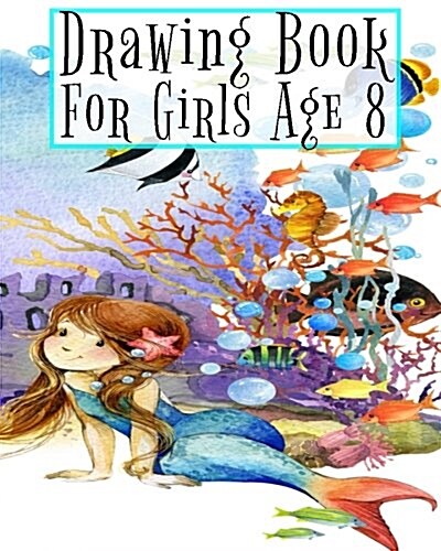 Drawing Book for Girls Age 8: Dot Grid Journal Notebook (Paperback)