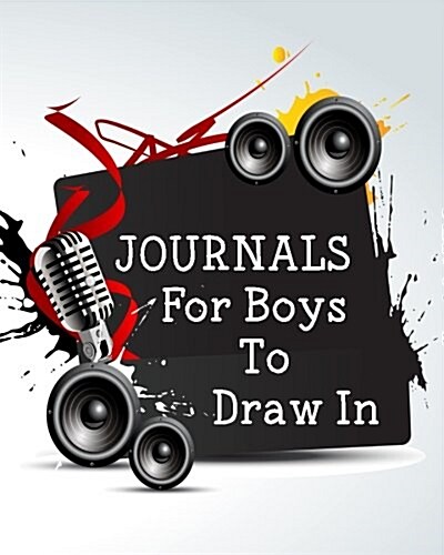 Journals for Boys to Draw in: Dot Grid Journal Notebook (Paperback)