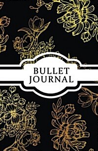 Bullet Journal: Floral Vintage - Dotted Grid Journal for Girls: (5.5*8.5) 130 Pages (Paperback)