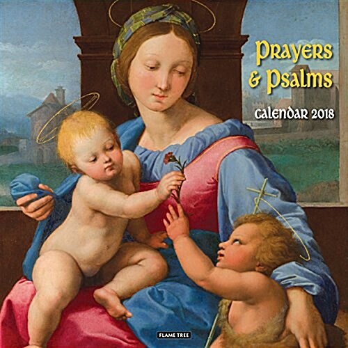 Prayers & Psalms Wall Calendar 2018 (Art Calendar) (Calendar, New ed)